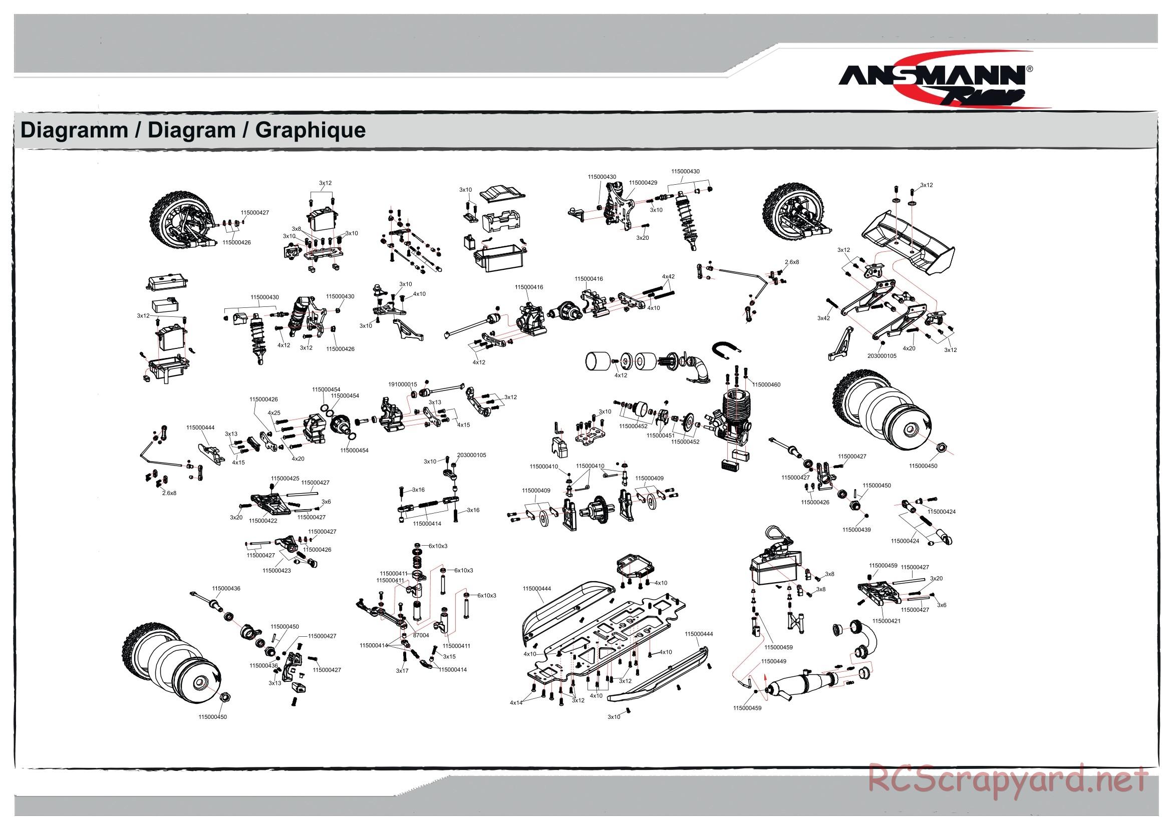 Ansmann - Vapor Pro - Exploded View