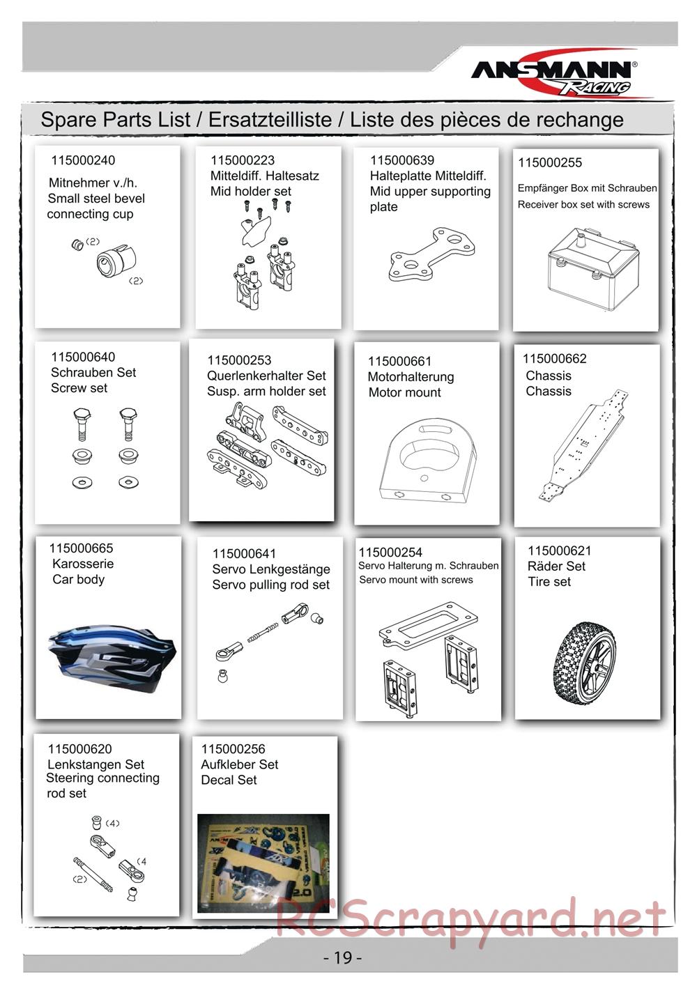 Ansmann - Virus 2.0 Bl - Manual - Page 19