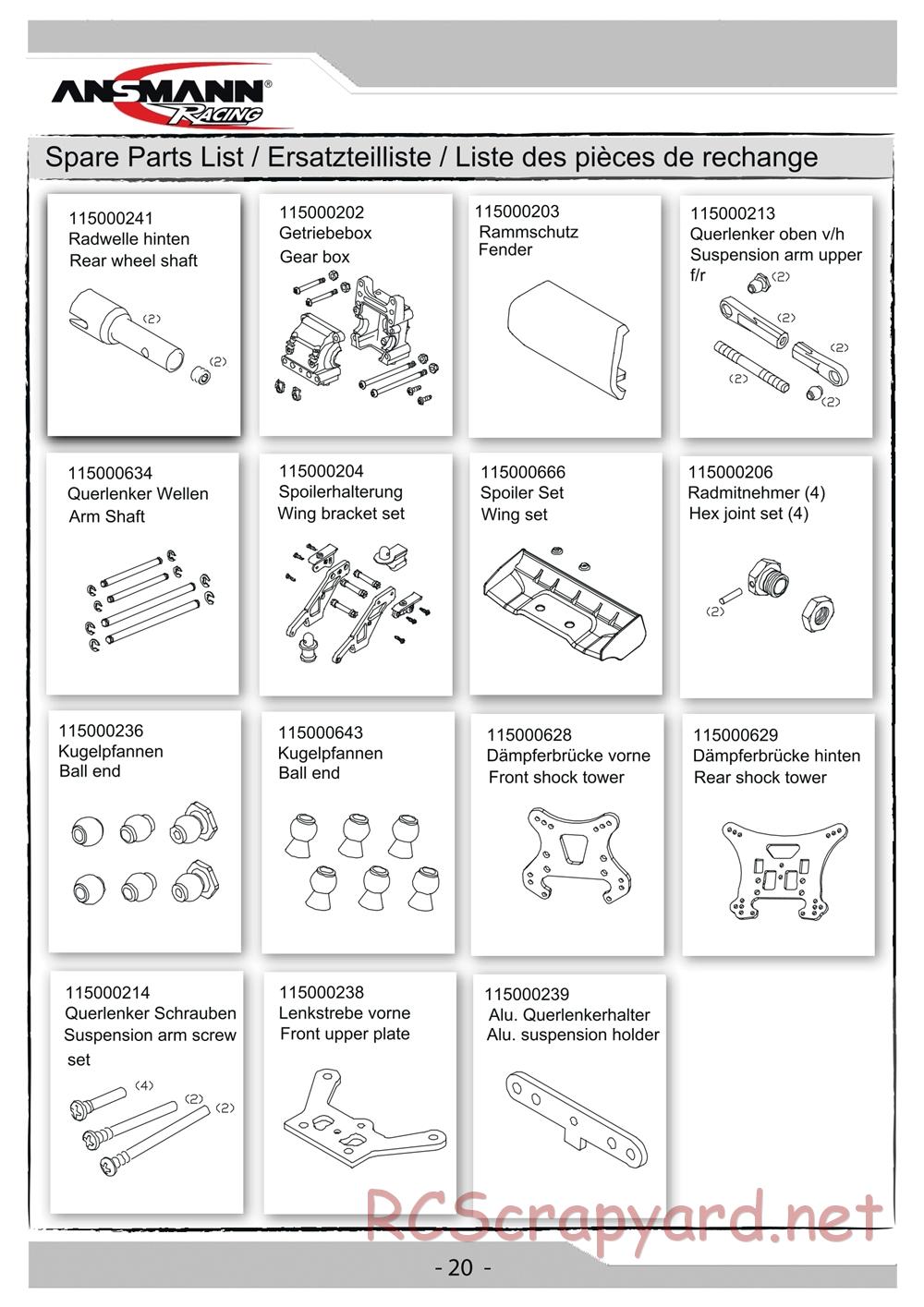 Ansmann - Virus 2.0 Bl - Manual - Page 20