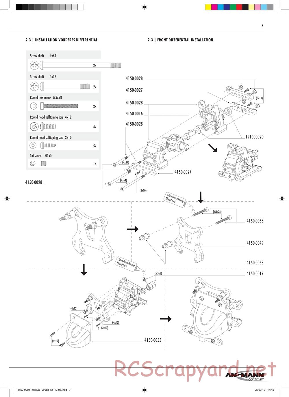 Ansmann - Virus 3.0 Kit - Manual - Page 7