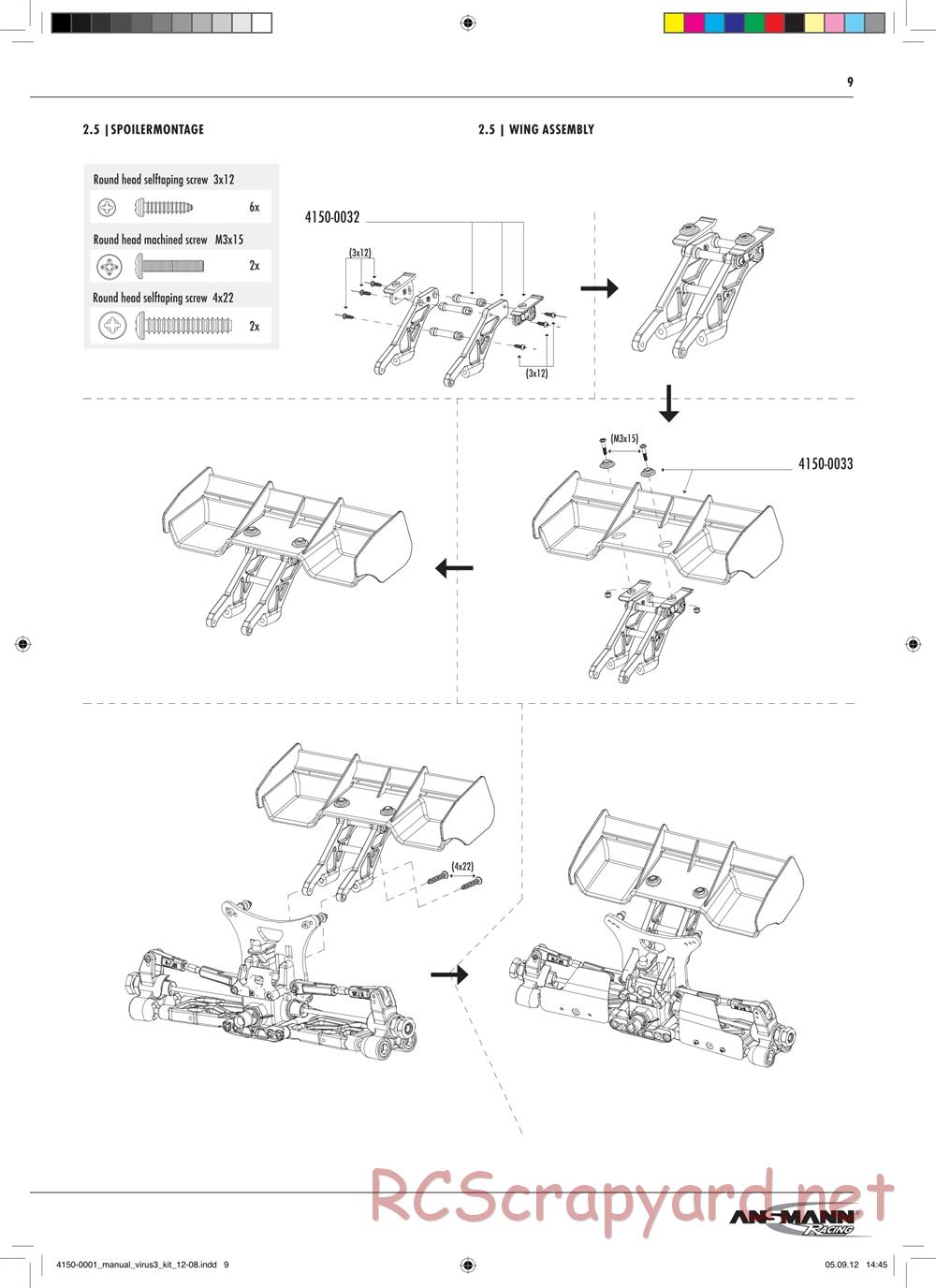 Ansmann - Virus 3.0 Kit - Manual - Page 9