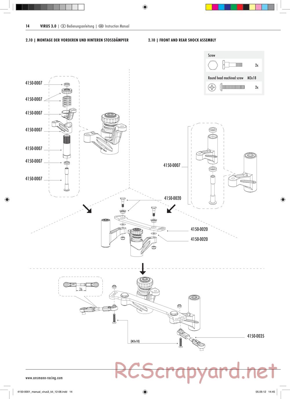 Ansmann - Virus 3.0 Kit - Manual - Page 14