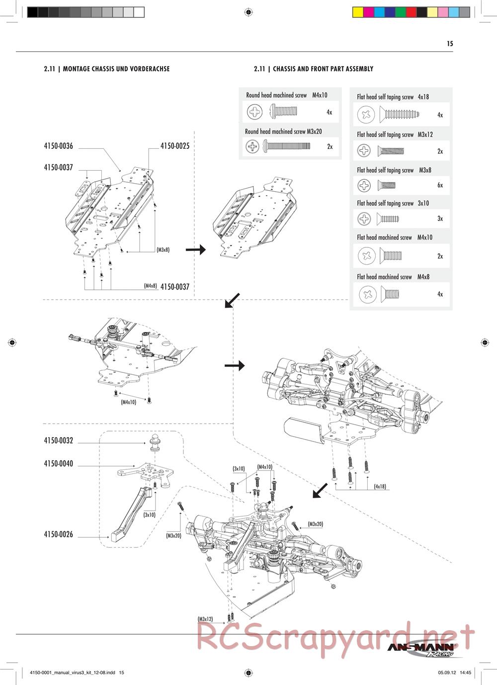 Ansmann - Virus 3.0 Kit - Manual - Page 15