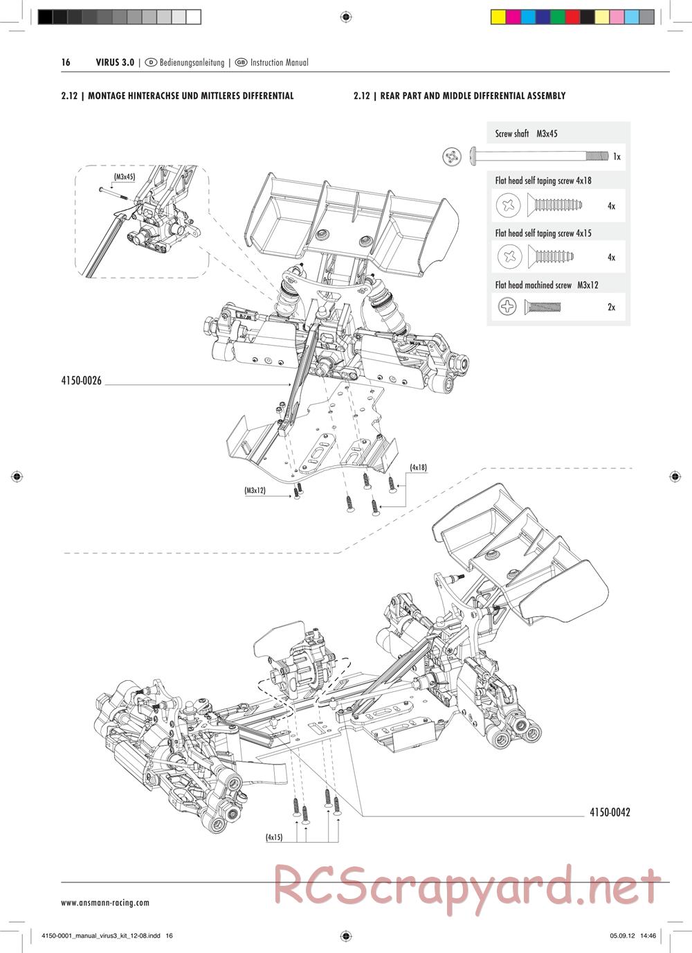 Ansmann - Virus 3.0 Kit - Manual - Page 16