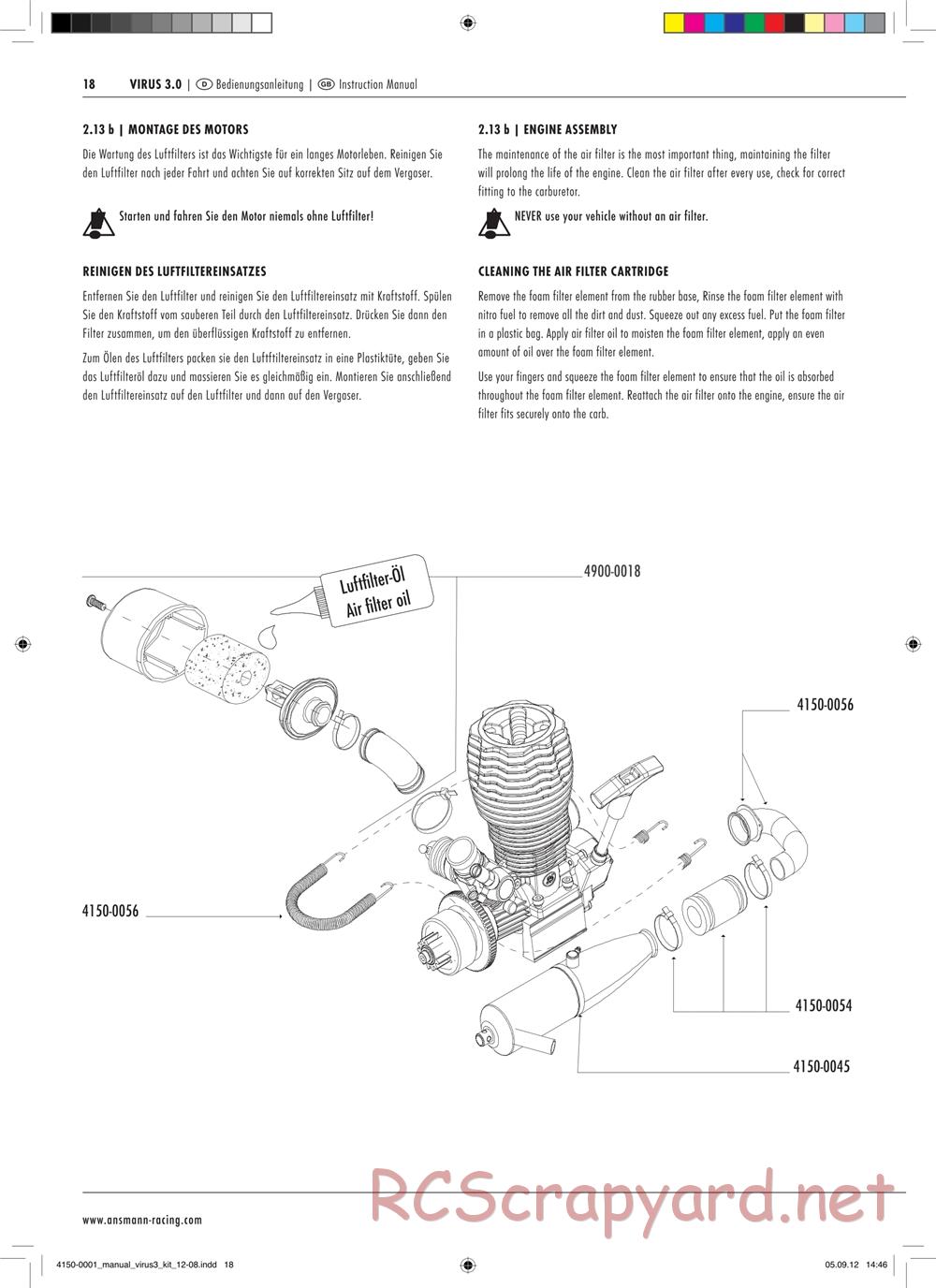 Ansmann - Virus 3.0 Kit - Manual - Page 18