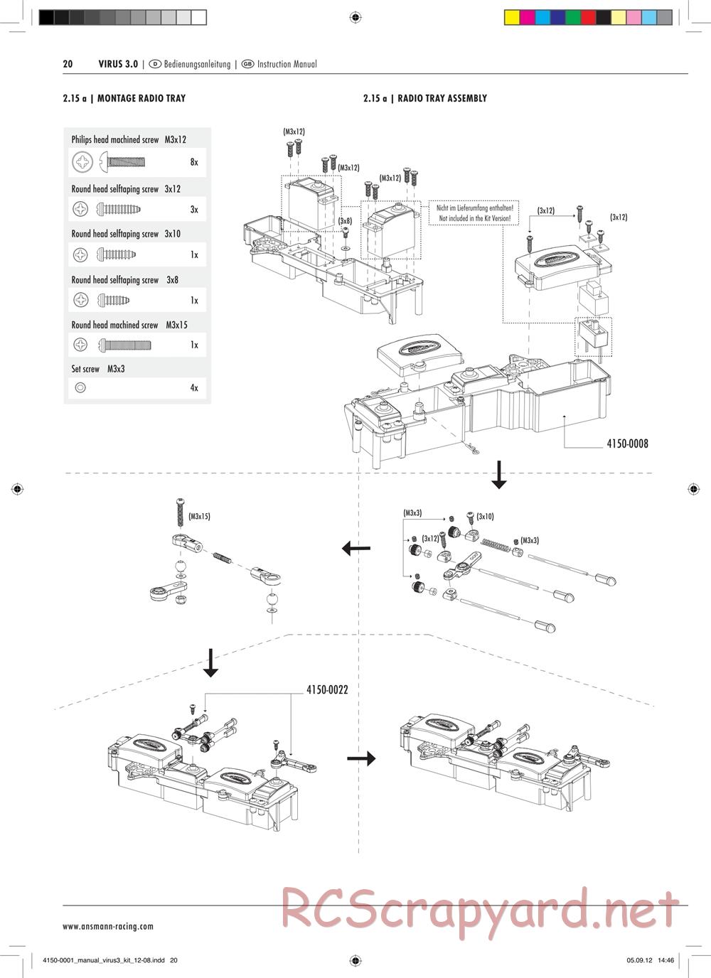 Ansmann - Virus 3.0 Kit - Manual - Page 20