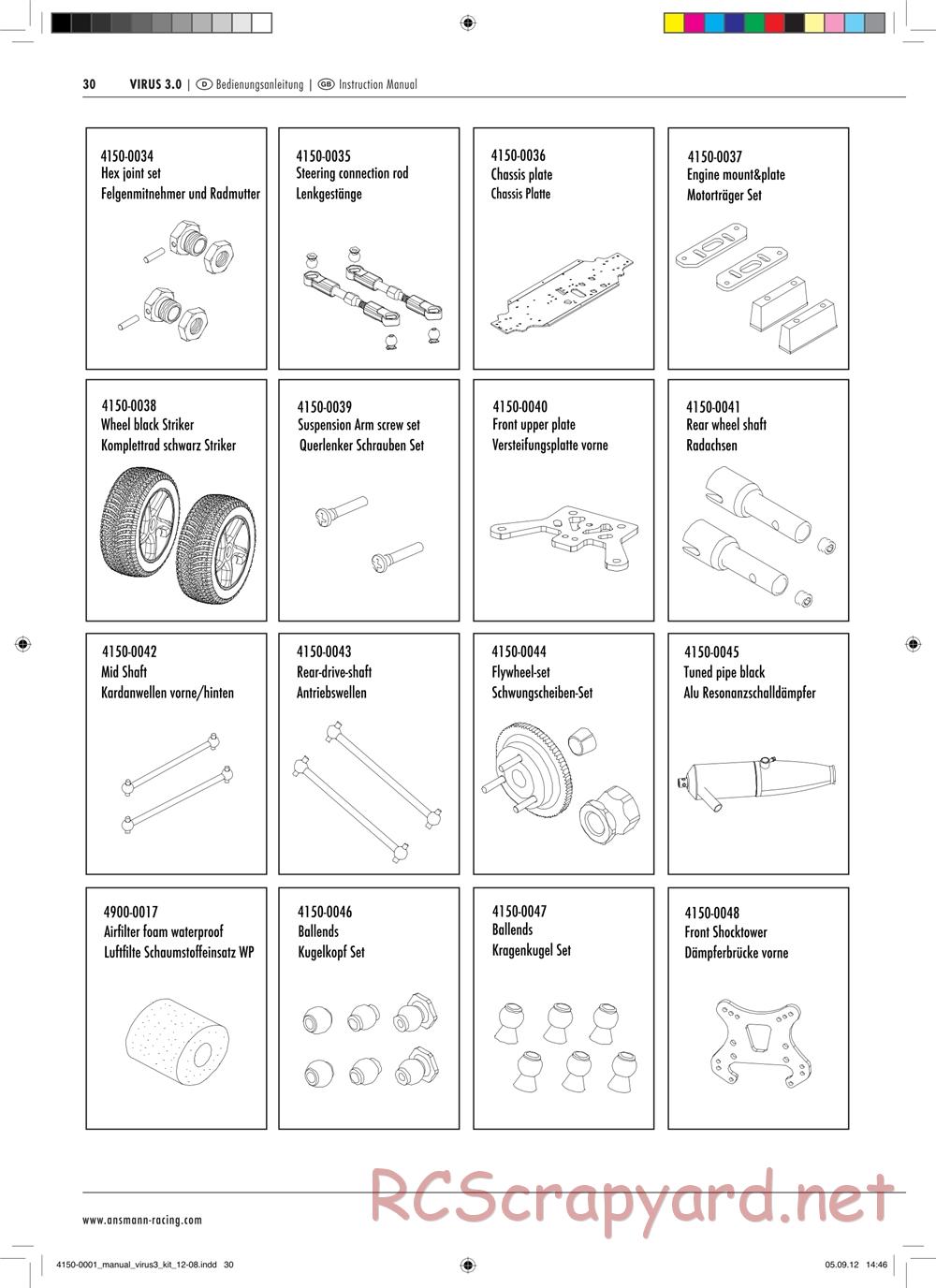 Ansmann - Virus 3.0 Kit - Manual - Page 30