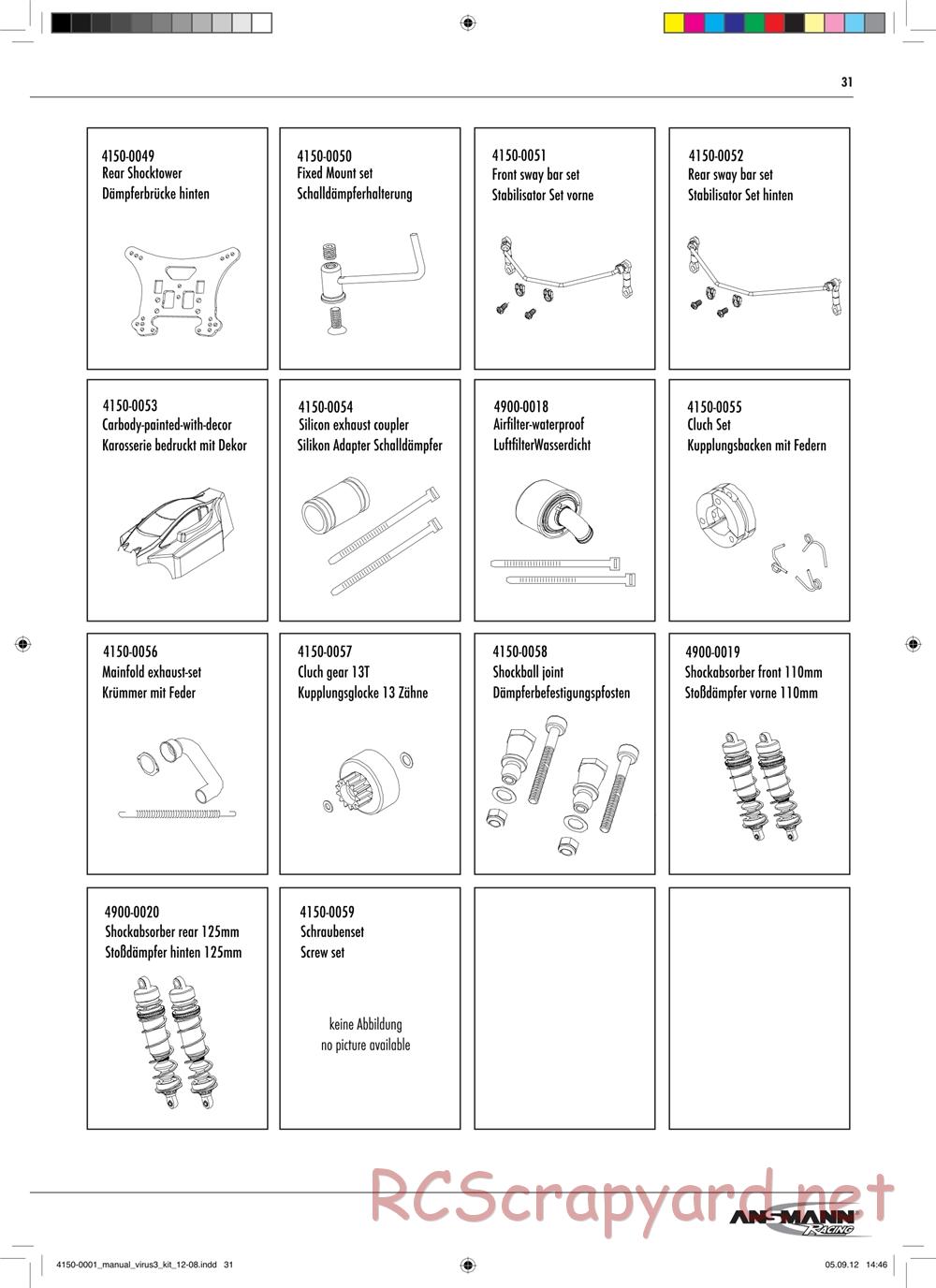 Ansmann - Virus 3.0 Kit - Manual - Page 31