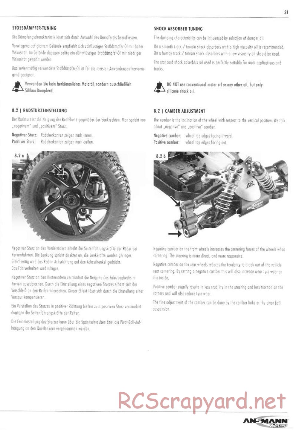 Ansmann - Virus 3.0 RTR - Manual - Page 31