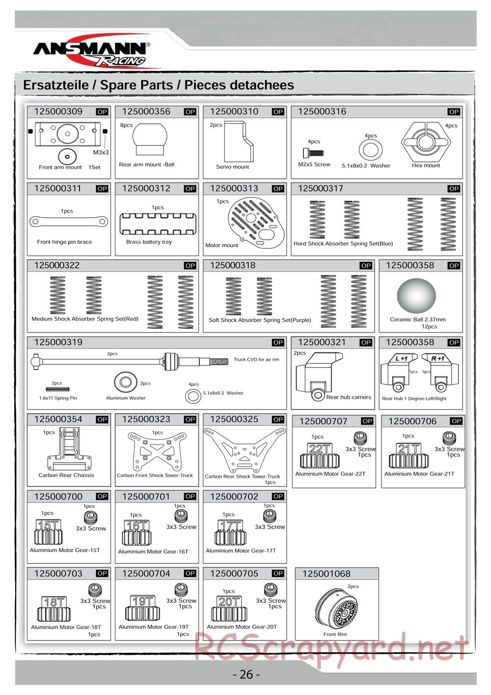 Ansmann - X2SC Pro - Manual - Page 26