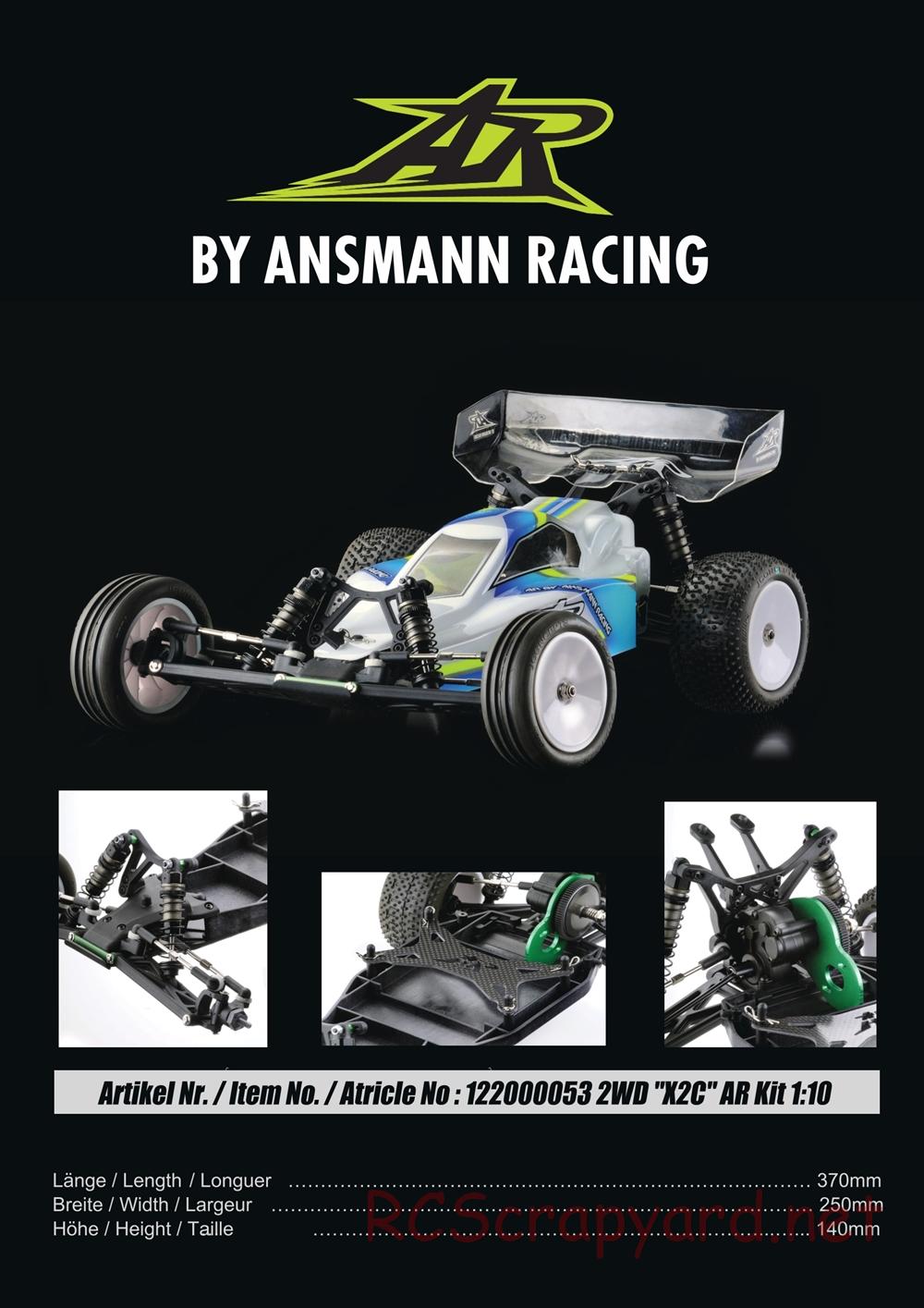 Ansmann - X2C - Manual - Page 1