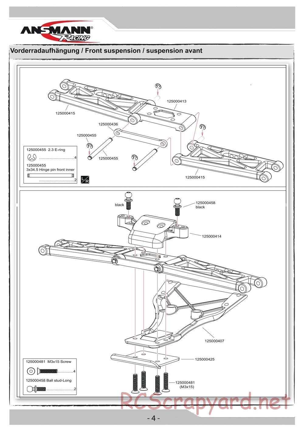 Ansmann - X2C - Manual - Page 4