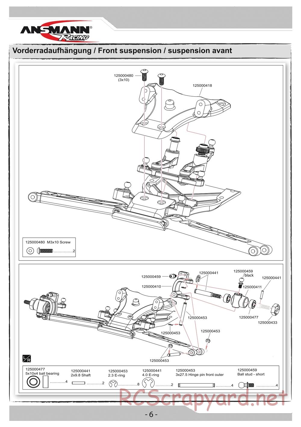 Ansmann - X2C - Manual - Page 6