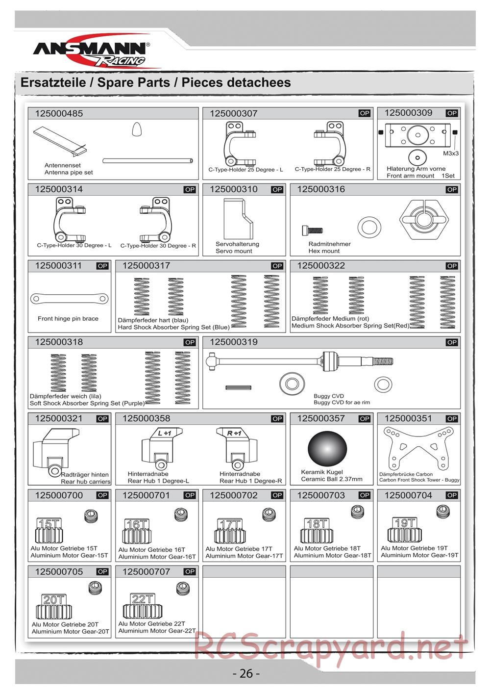 Ansmann - X2C - Manual - Page 26