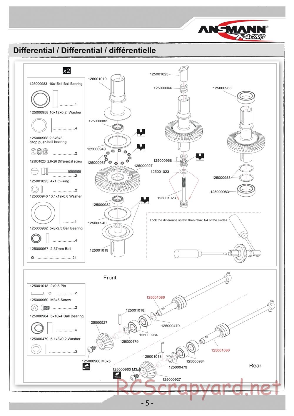Ansmann - X4 Team Edition (X4te) - Manual - Page 5
