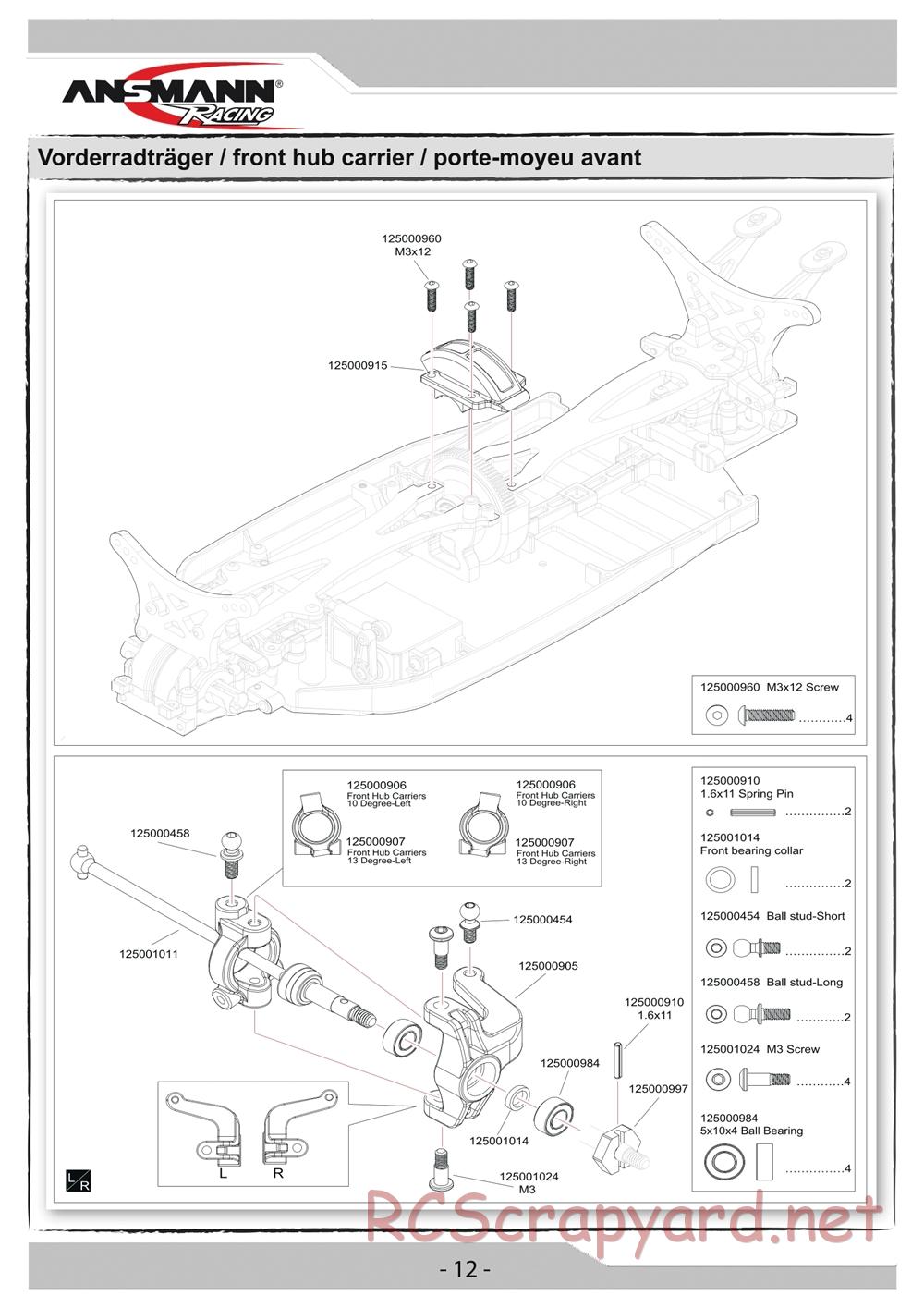 Ansmann - X4 Team Edition (X4te) - Manual - Page 12