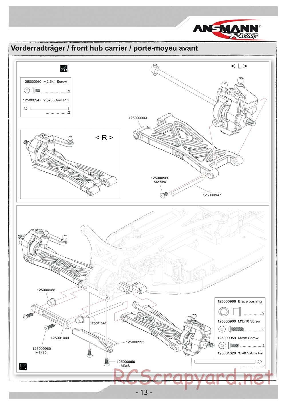 Ansmann - X4 Team Edition (X4te) - Manual - Page 13