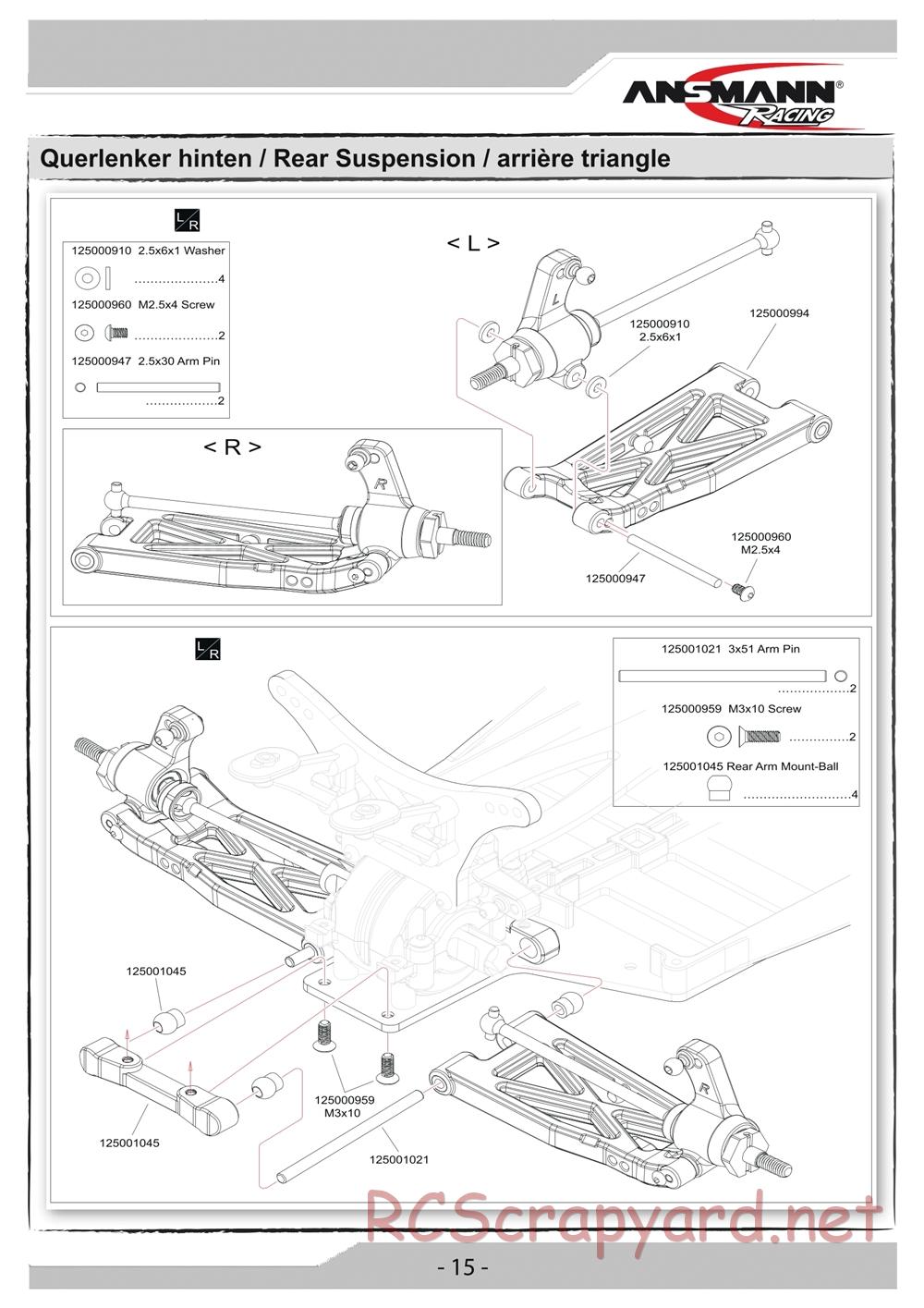Ansmann - X4 Team Edition (X4te) - Manual - Page 15