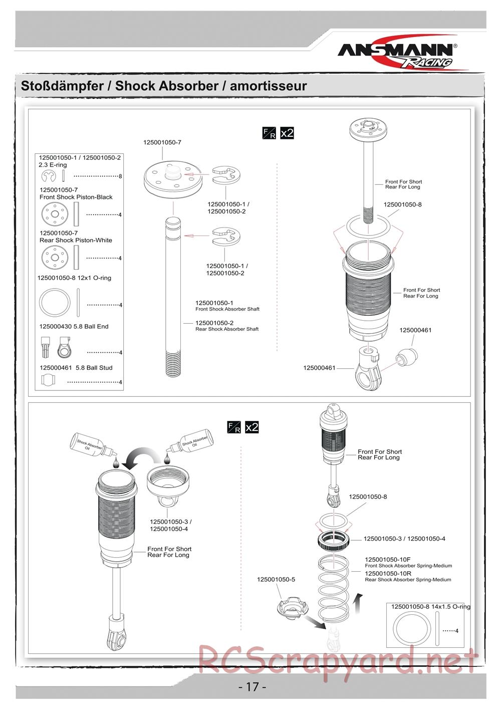 Ansmann - X4 Team Edition (X4te) - Manual - Page 17