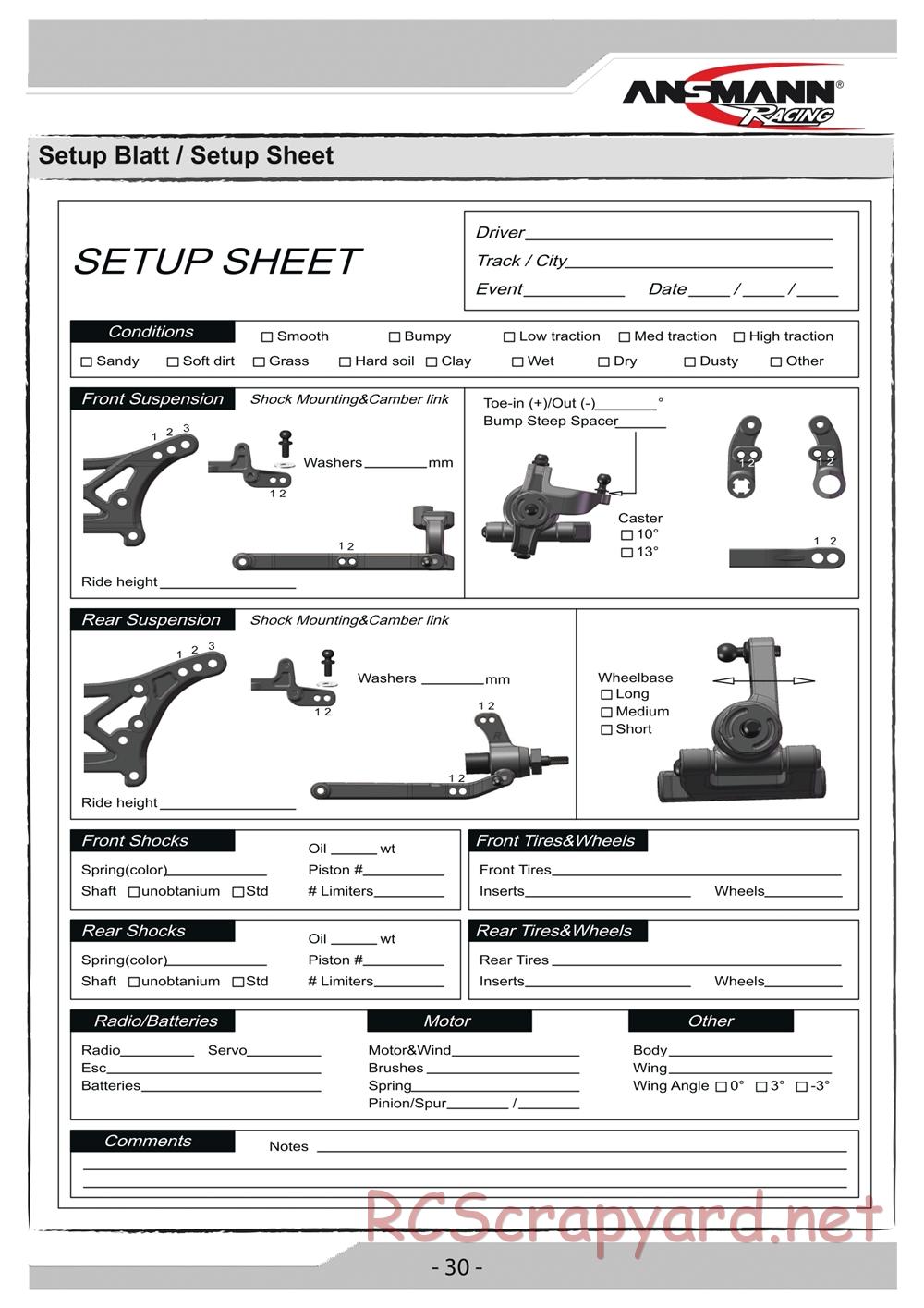 Ansmann - X4 Team Edition (X4te) - Manual - Page 30