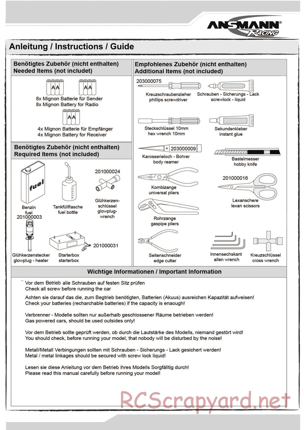Ansmann - X8 Pro - Manual - Page 2