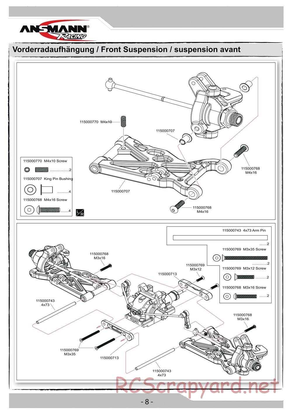 Ansmann - X8 Pro - Manual - Page 8