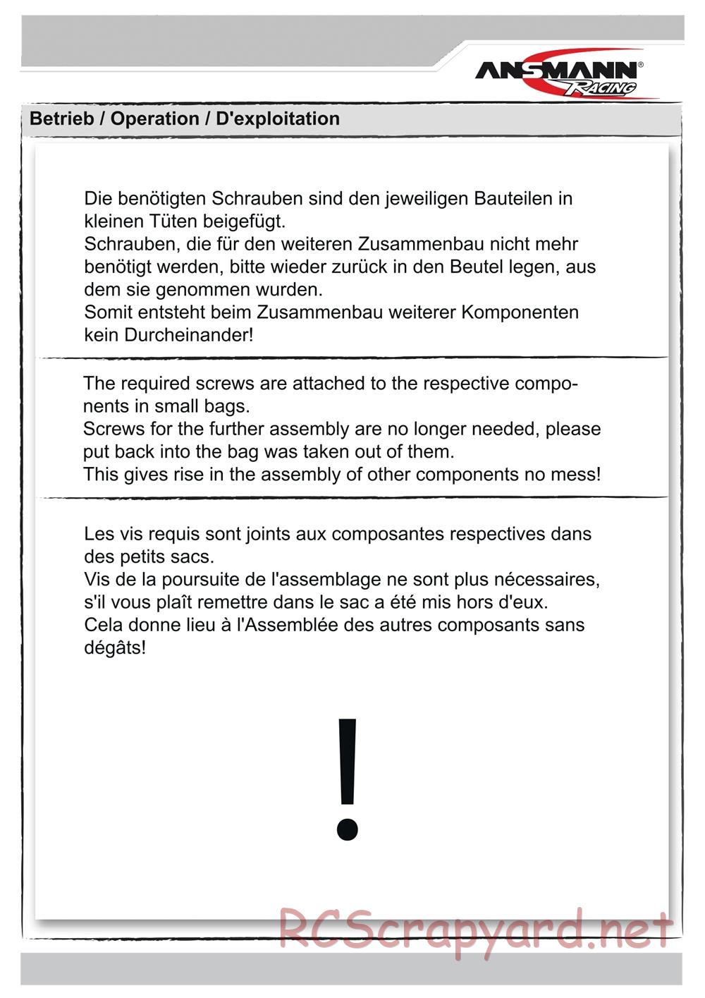 Ansmann - X8e - Manual - Page 3