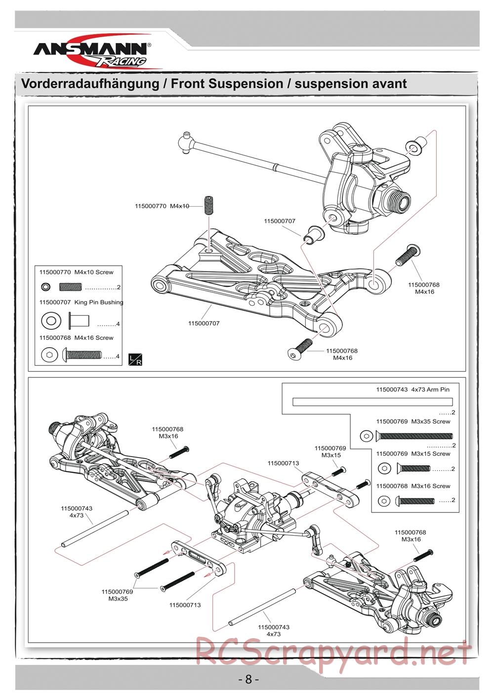Ansmann - X8e - Manual - Page 8