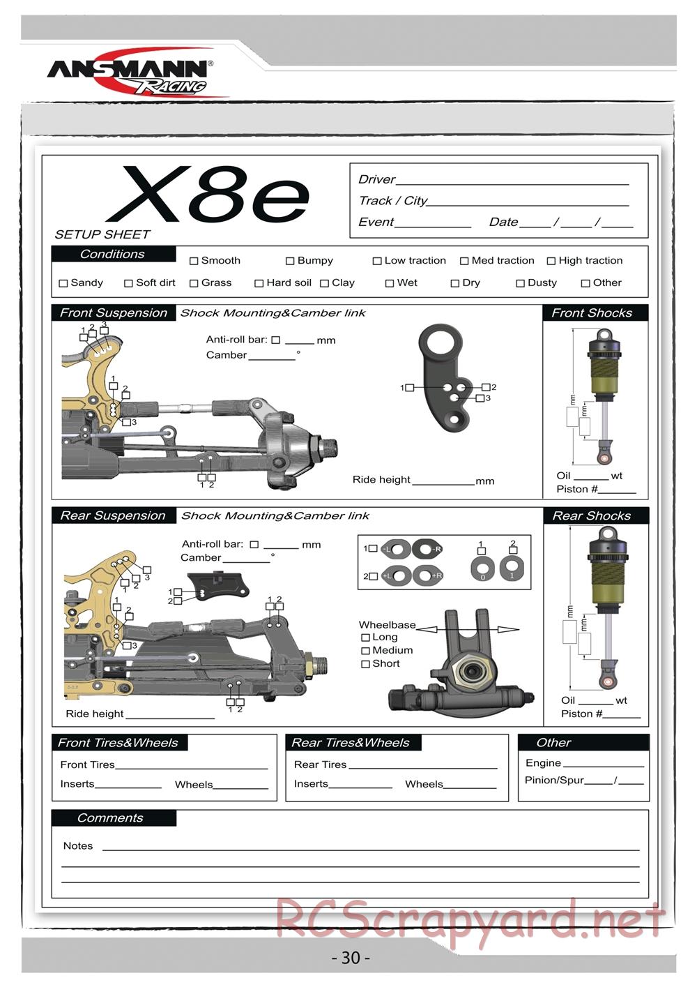 Ansmann - X8e - Manual - Page 30