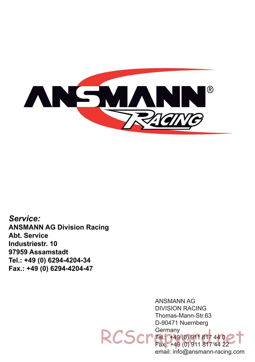 Ansmann - X8e - Manual - Page 31