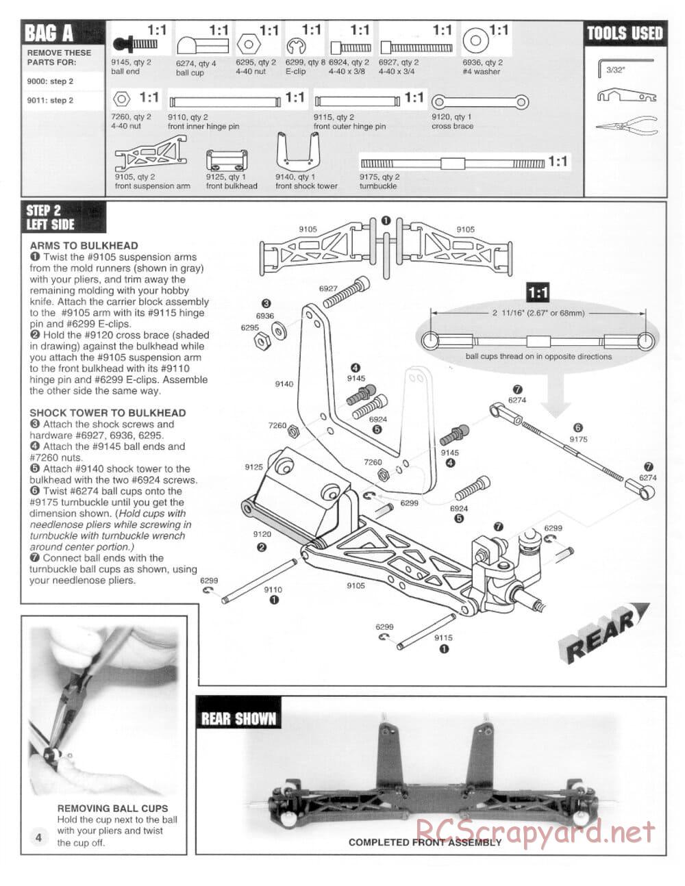 Team Associated - RC10 B2 - Manual - Page 4