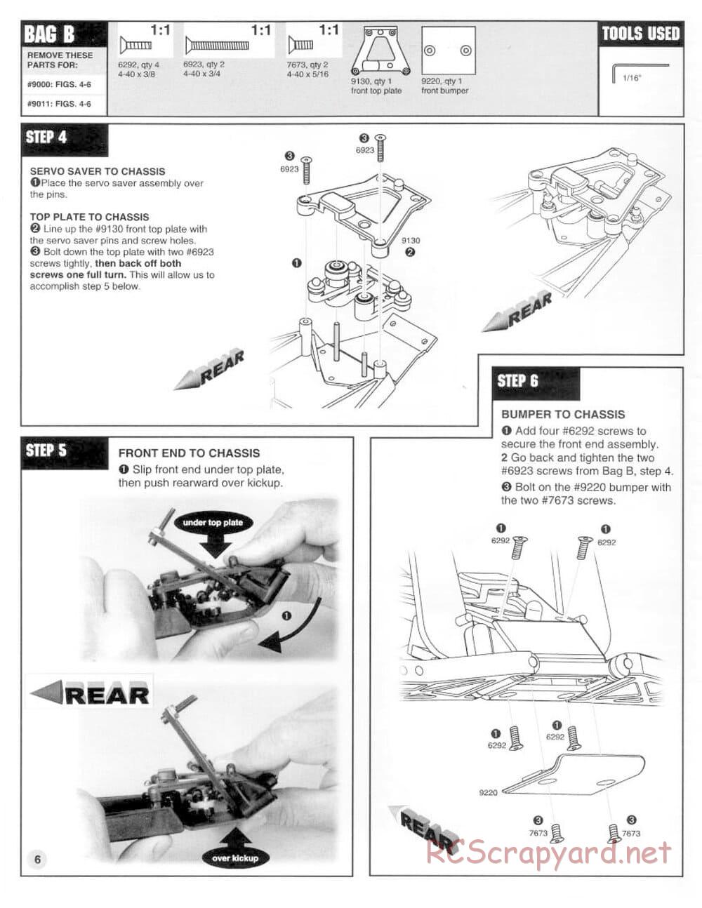 Team Associated - RC10 B2 - Manual - Page 6