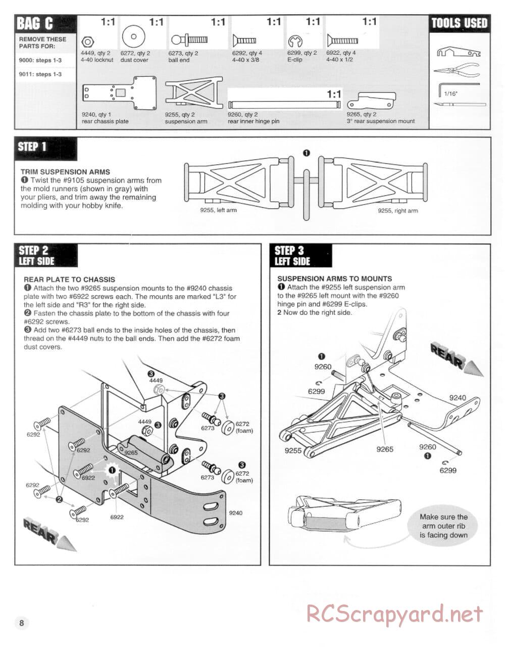 Team Associated - RC10 B2 - Manual - Page 8