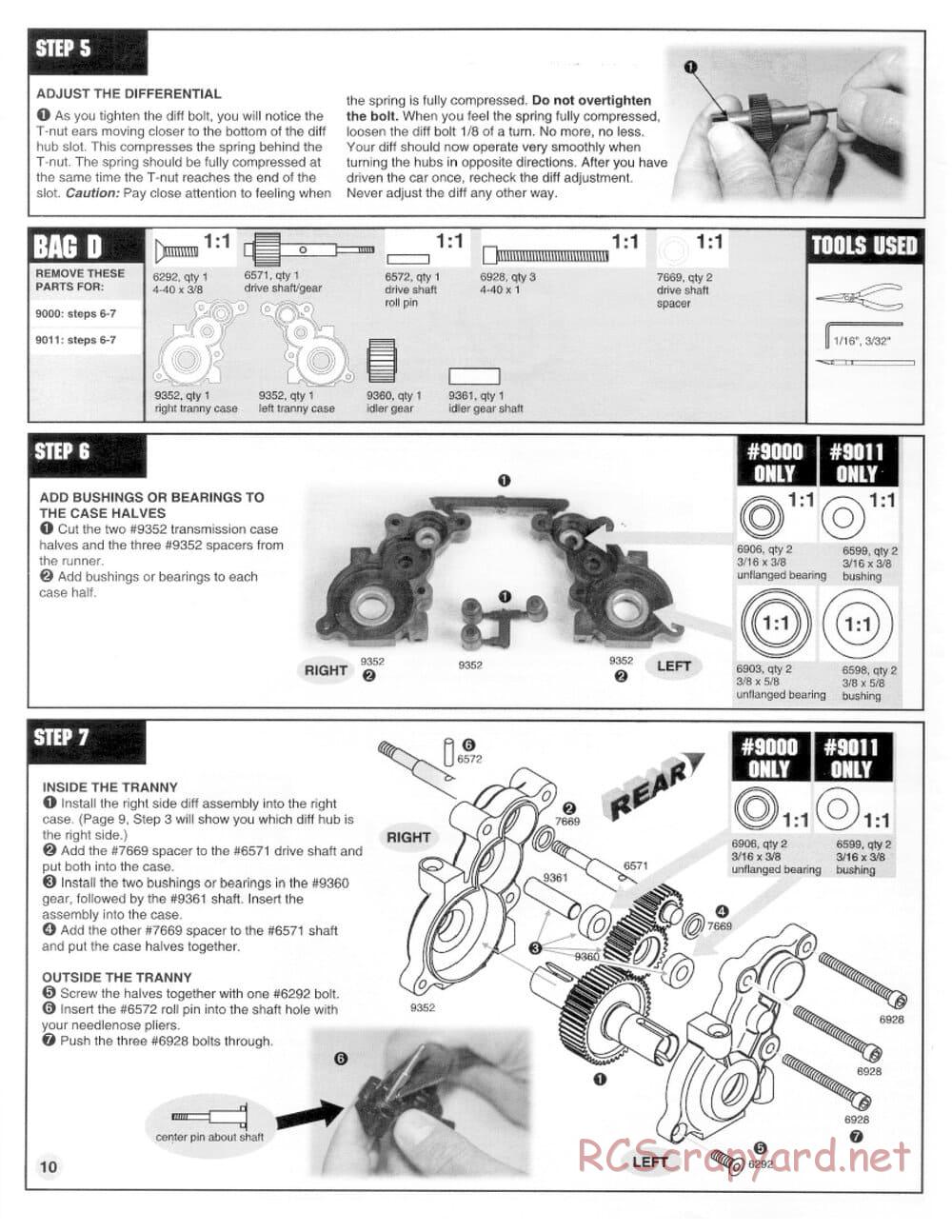 Team Associated - RC10 B2 - Manual - Page 10