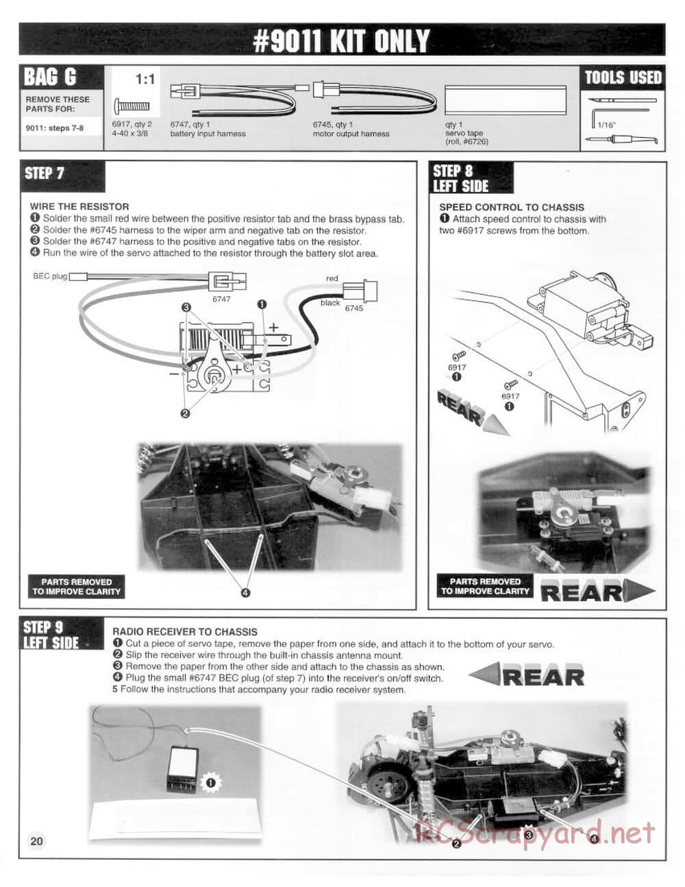 Team Associated - RC10 B2 - Manual - Page 20