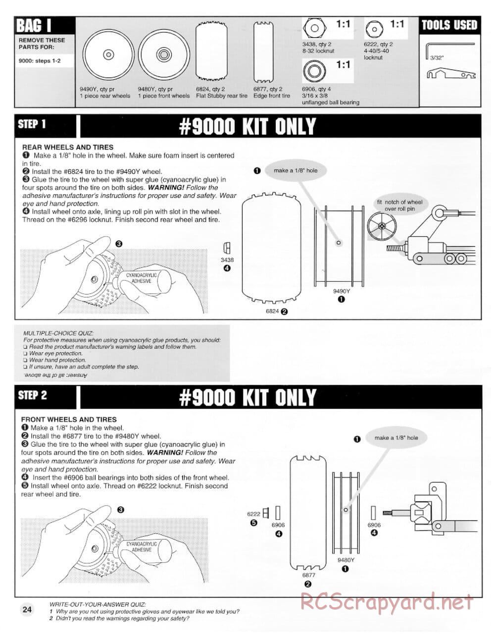 Team Associated - RC10 B2 - Manual - Page 24