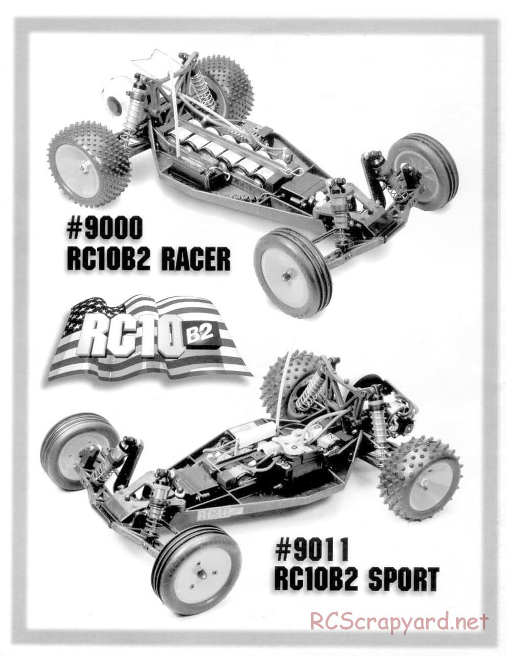 Team Associated - RC10 B2 - Manual - Page 32