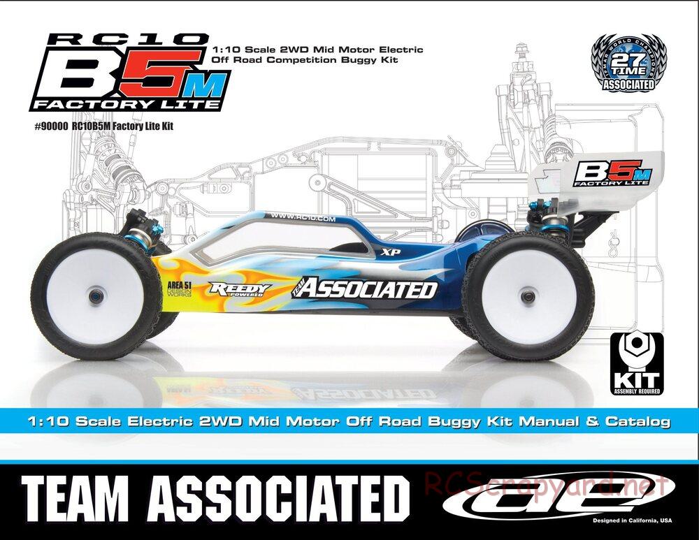 Team Associated - RC10 B5M Factory Lite - Manual - Page 1