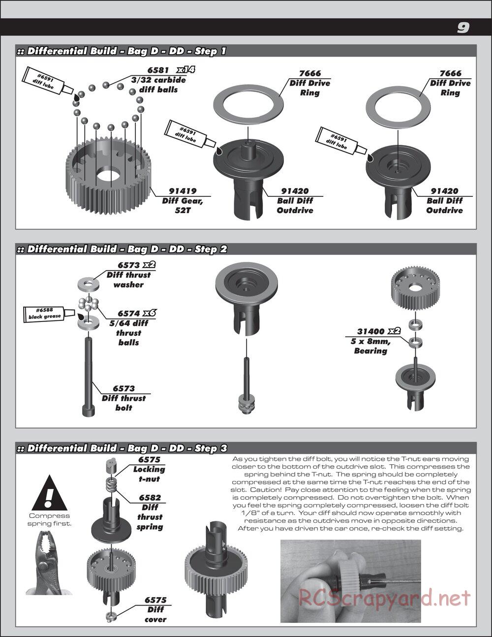 Team Associated - RC10 B5M Factory Lite - Manual - Page 9