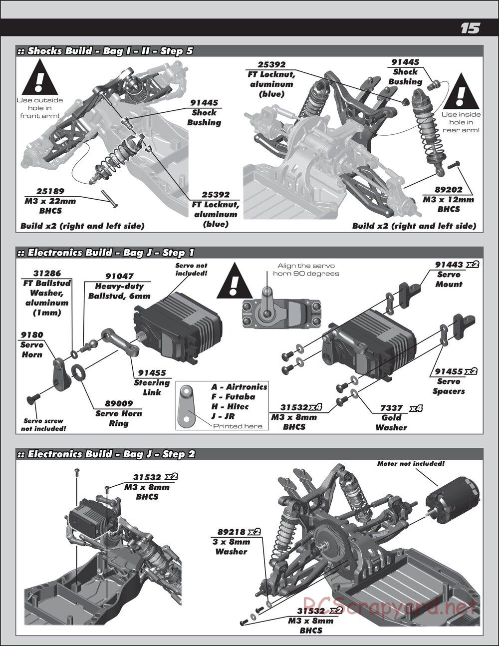 Team Associated - RC10 B5M Factory Lite - Manual - Page 15