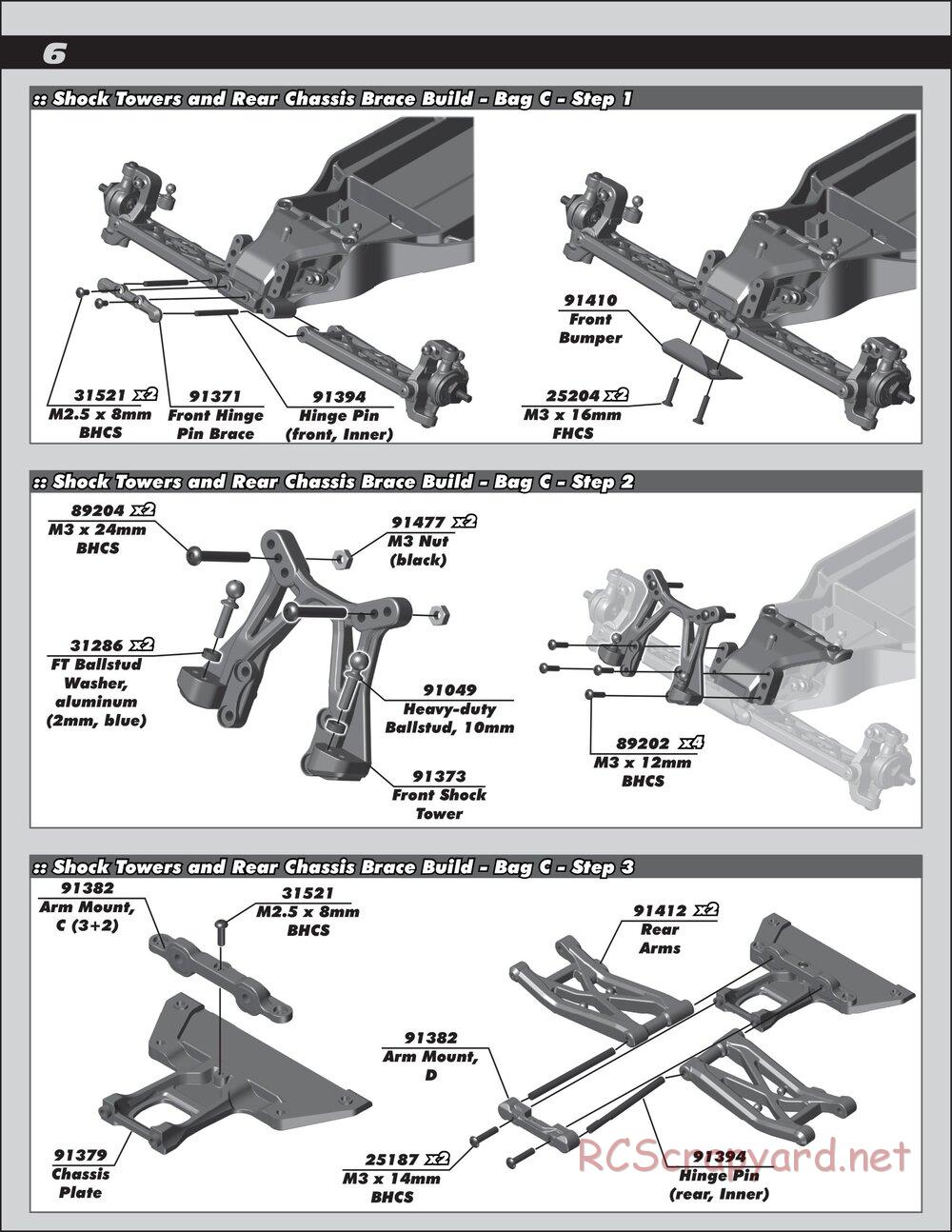 Team Associated - RC10 B5 Team Kit - Manual - Page 6