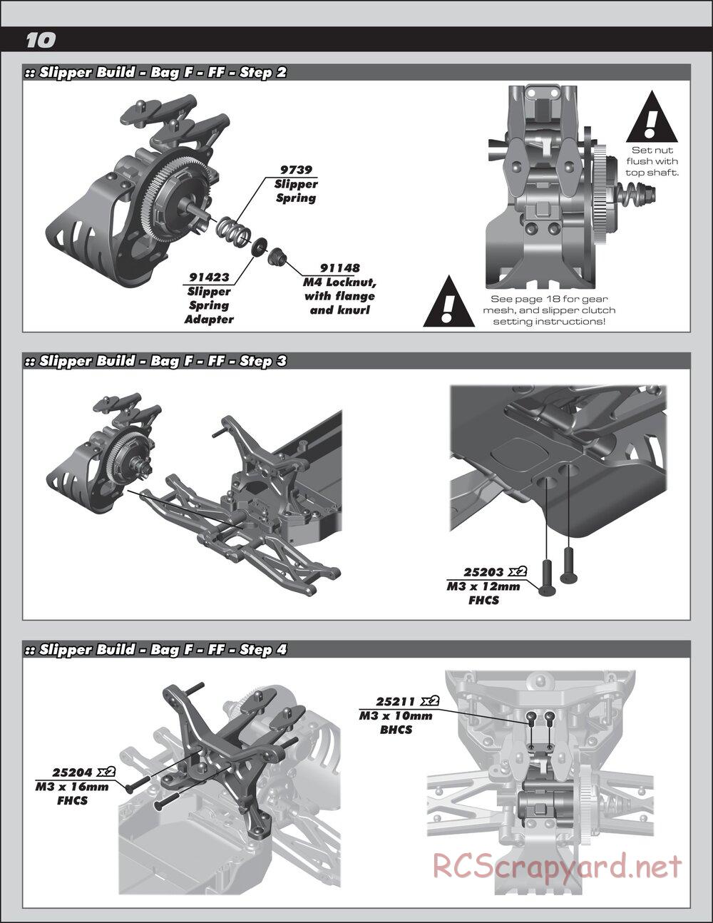Team Associated - RC10 B5 Team Kit - Manual - Page 10
