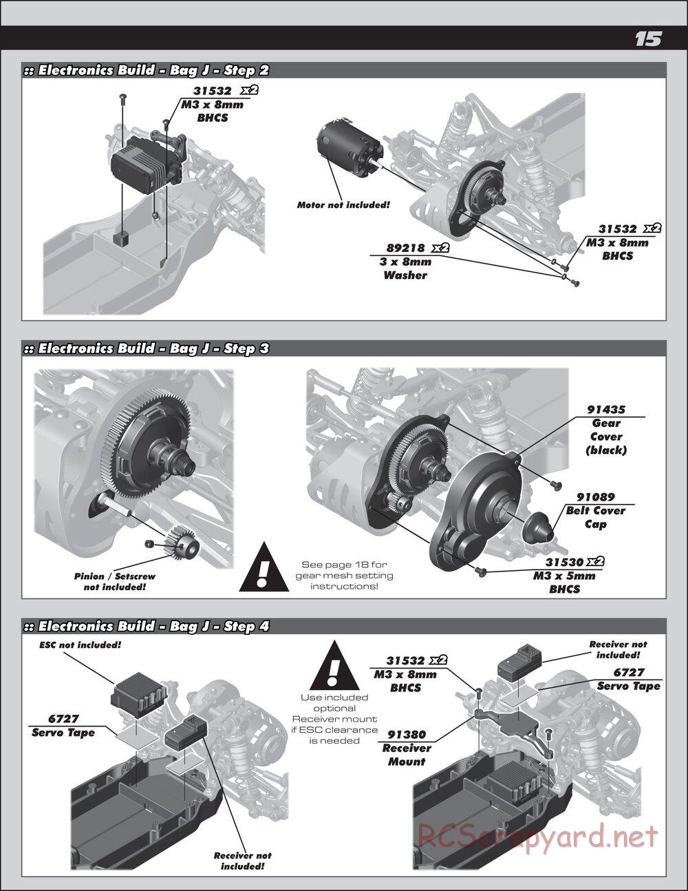 Team Associated - RC10 B5 Team Kit - Manual - Page 15