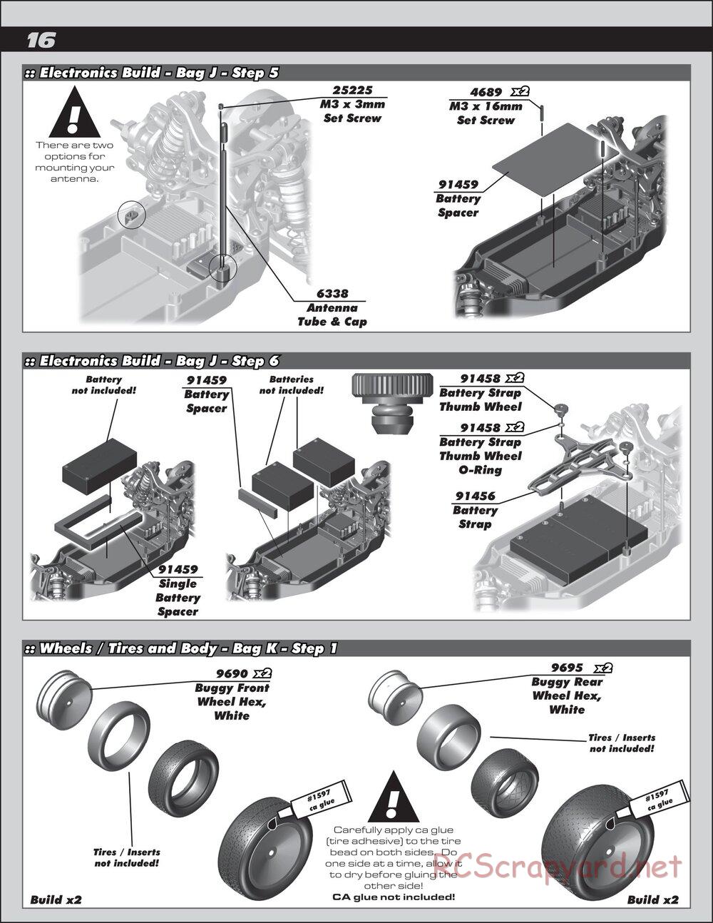 Team Associated - RC10 B5 Team Kit - Manual - Page 16