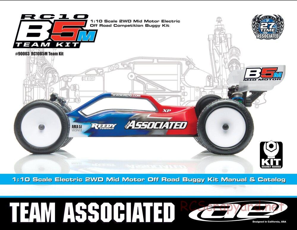 Team Associated - RC10 B5M Team Kit - Manual - Page 1