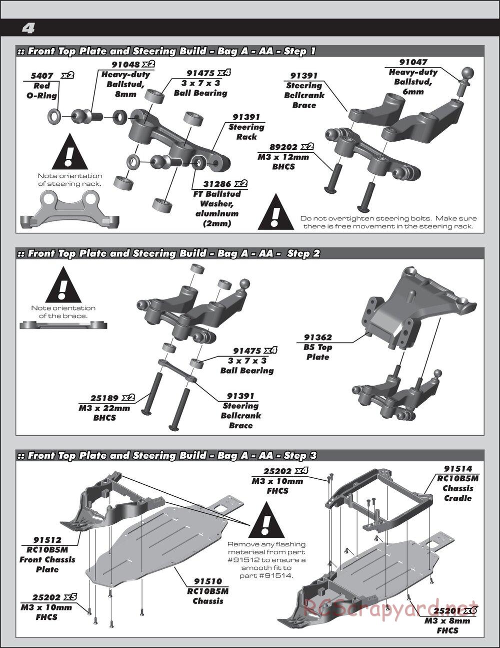 Team Associated - RC10 B5M Team Kit - Manual - Page 4