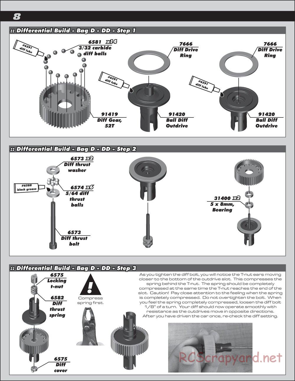 Team Associated - RC10 B5M Team Kit - Manual - Page 8