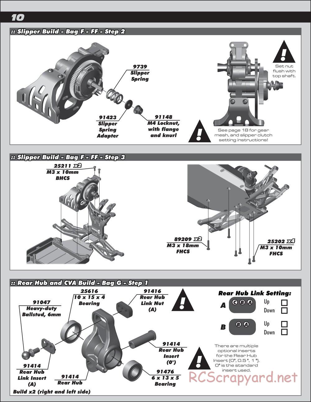 Team Associated - RC10 B5M Team Kit - Manual - Page 10