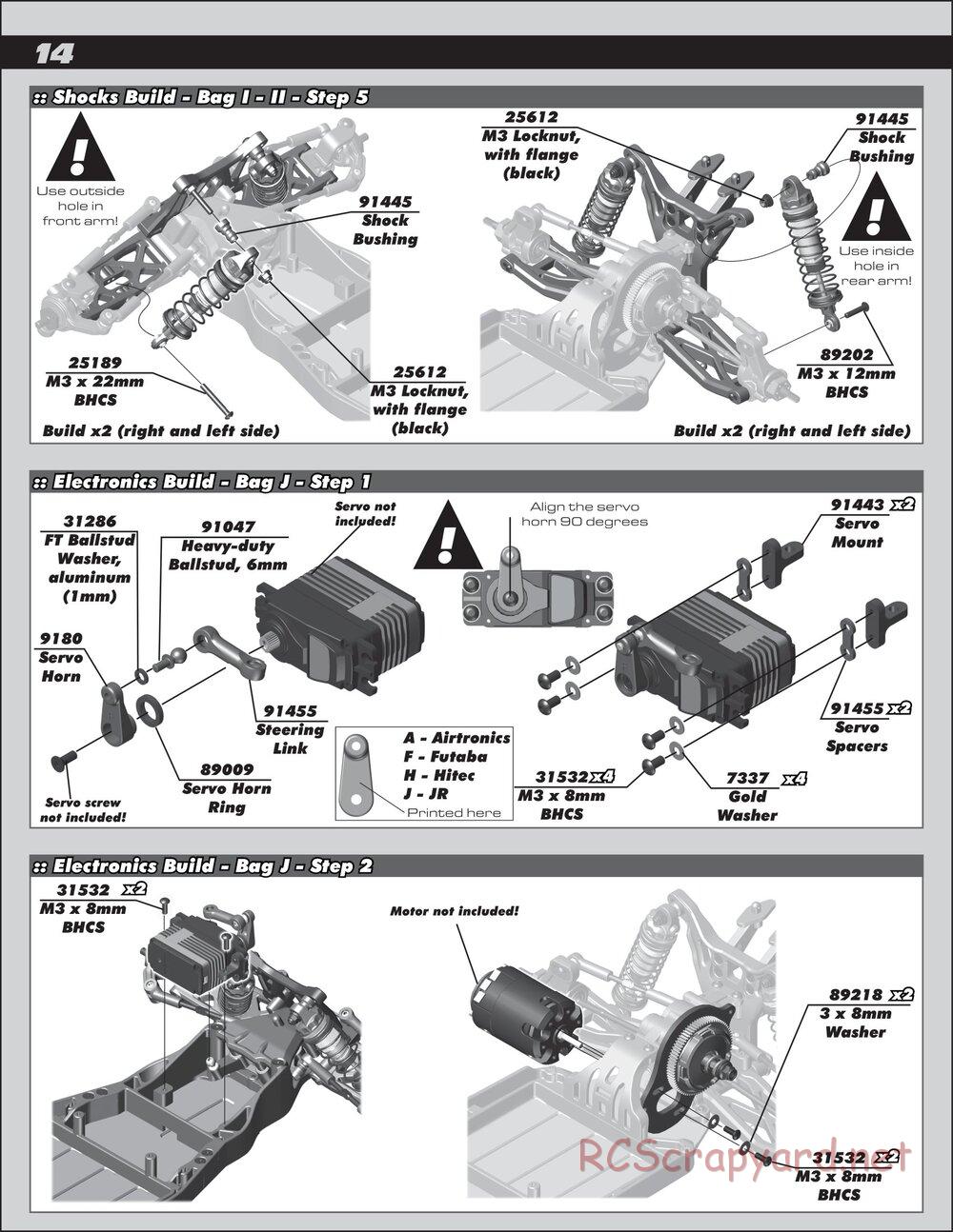 Team Associated - RC10 B5M Team Kit - Manual - Page 14