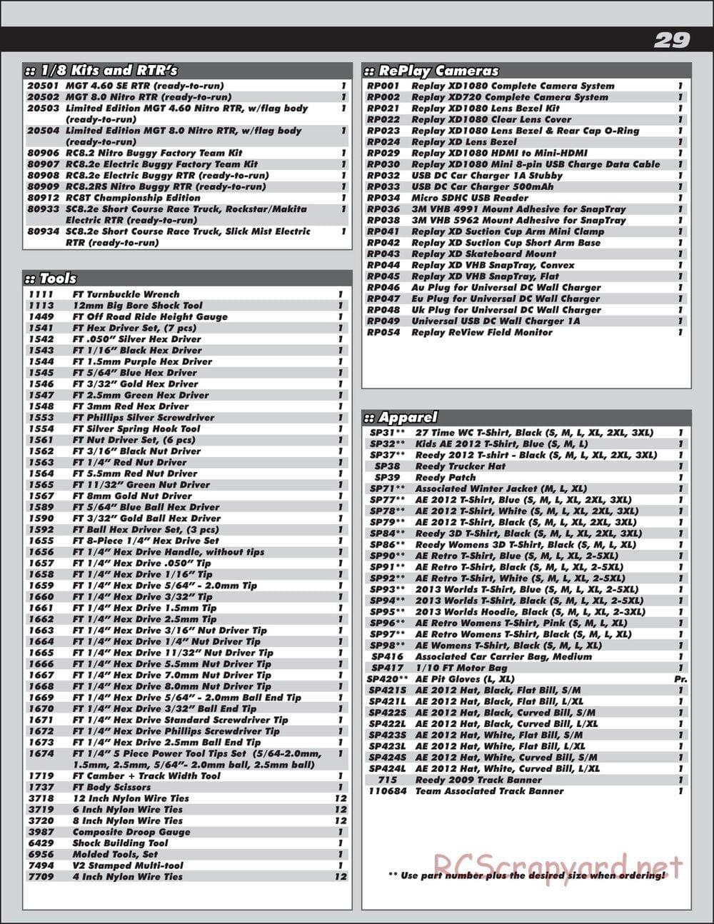 Team Associated - RC10 B5M Team Kit - Manual - Page 29